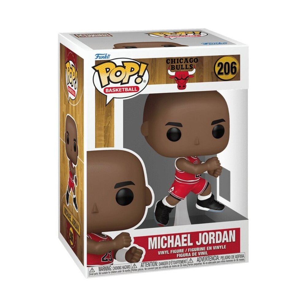 Funko POP! NBA Legends Michael Jordan 1989 Playoffs Chicago Bulls Figure #206!
